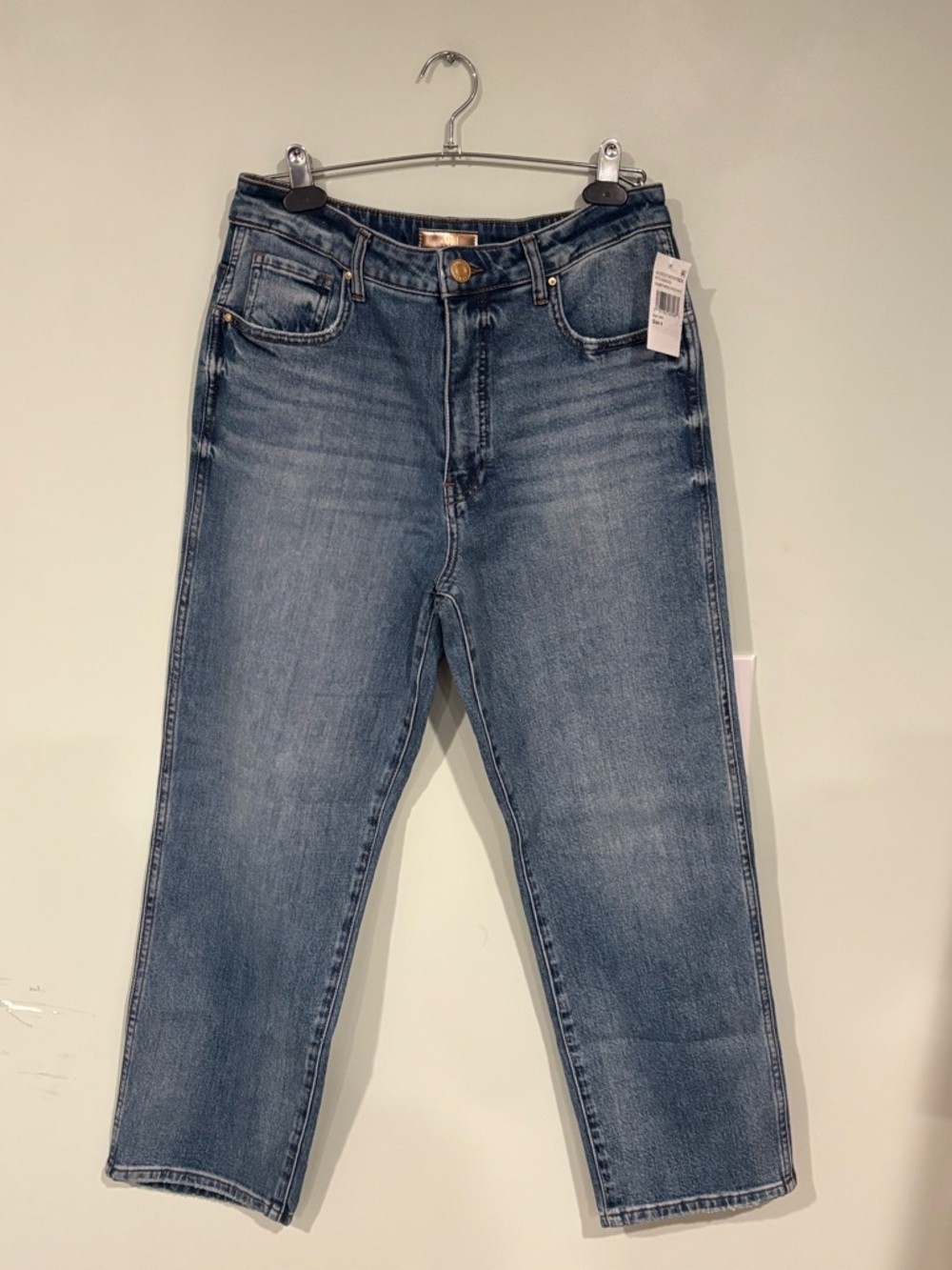 KUT Melissa High Rise Straight Leg Jeans